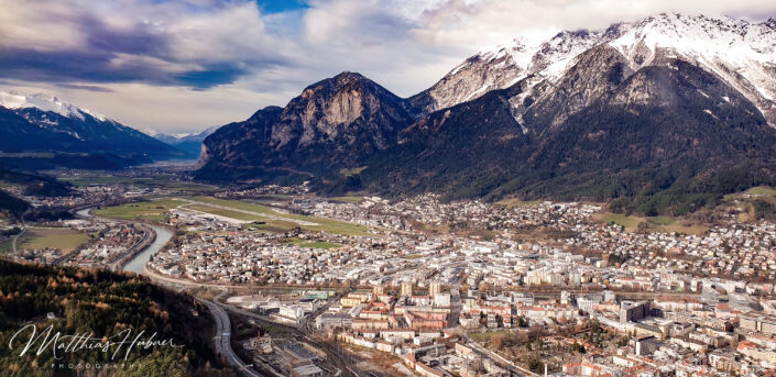 Aerial Innsbruck Austria huebner photography