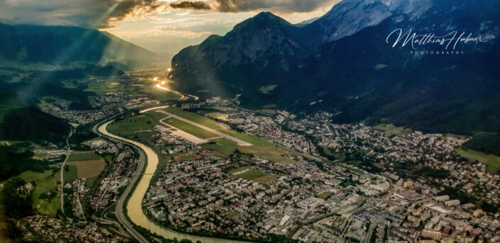 Aerial Innsbruck Austria huebner photography