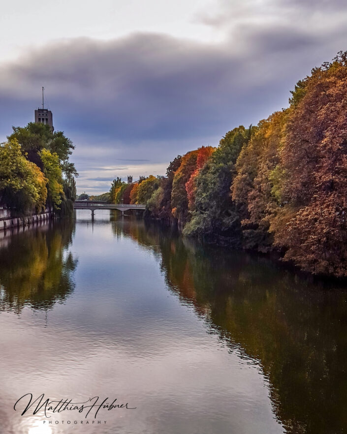 Autumn Museumsinsel Munich Germany huebner photography