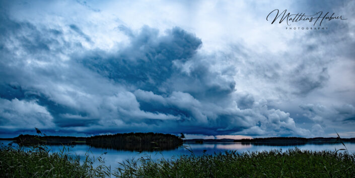 Blue Sky Muuttosaaret Savo Finland Panorama huebner photography