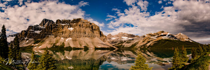 Bow Lake Banff Nationalpark Canada Panorama