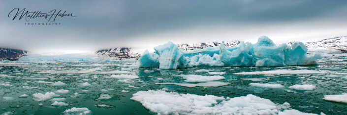 Liefdefjord Blue Ice Svalbard Norway huebner photography