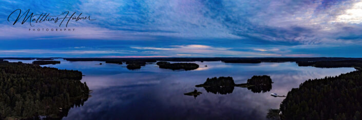 Midsummer Muuttosaaret Savo Finland Panorama huebner photography