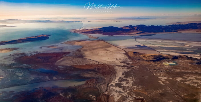 Aerial Panorama Salt Lake City USA huebner photography