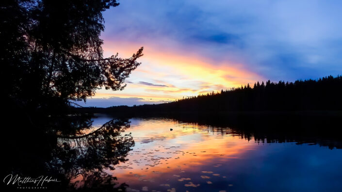 Sunset muuttosaaret finland huebner photography